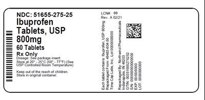 Label - 51655 275 25 Master Bottle Label Approval   Rev A 02 21